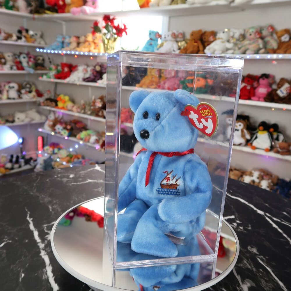 TY Beanie Baby - Nina the Bear (Internet Exclusive) | MWMT Mint Tags | Retired - Picture 2 of 16